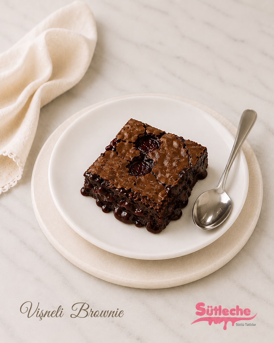 Vişneli Brownie